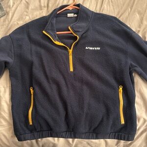Vans crop half zip